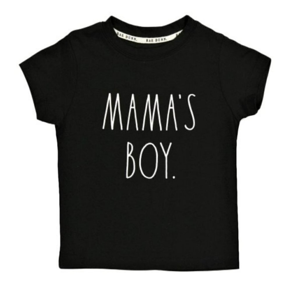 NWT Rae Dunn Little Boy's Mama's Boy Cotton T-Shirt
